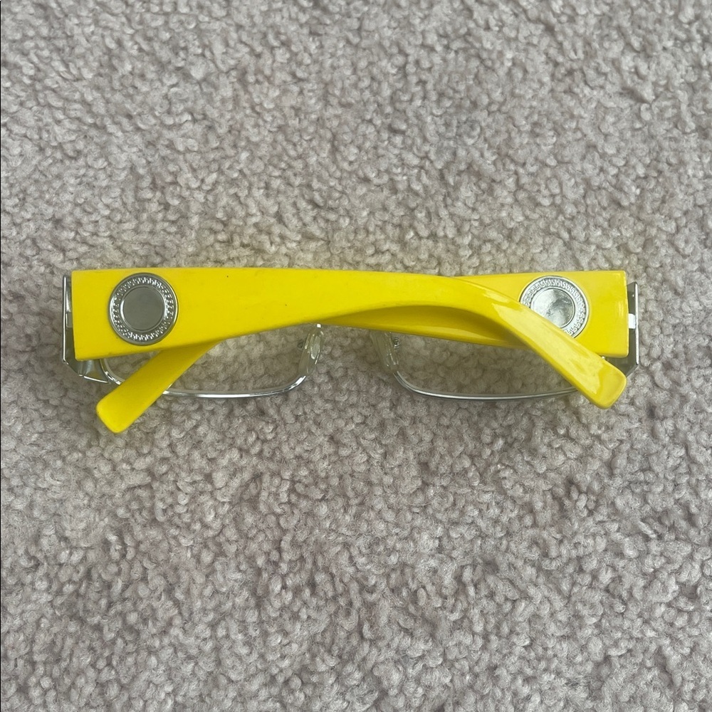 Bold Yellow and Silver Glasses - Picture 3 of 5